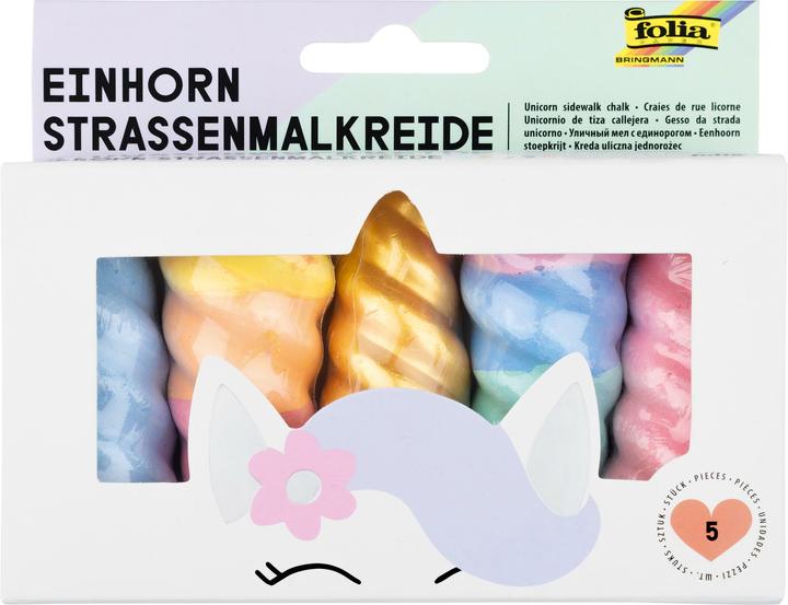 Produktbild Folia Einhorn (Mehrfarbig, 5 x)