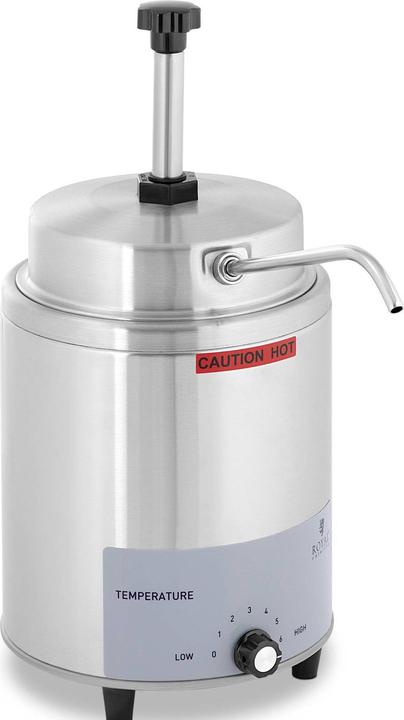 Actual product image Royal Catering Saucenspender mit Warmhaltefunktion Pumpspender Dosierspender 4,5 l 550 W