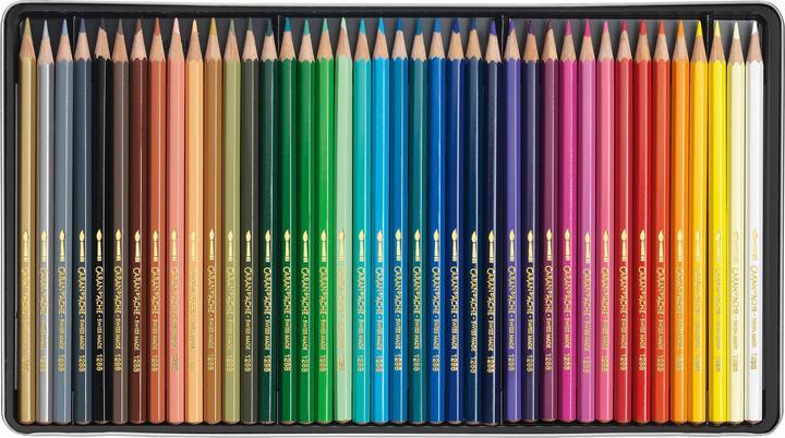 Image du produit Caran d'Ache Boîte métallique de crayons de couleur Fancolor (Multicolore, 40 x)
