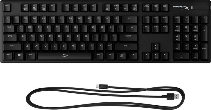 Actual product image HyperX Alloy Origins Mechanical Gaming Keyboard, US Layout, Blue Switch (US, Cable)