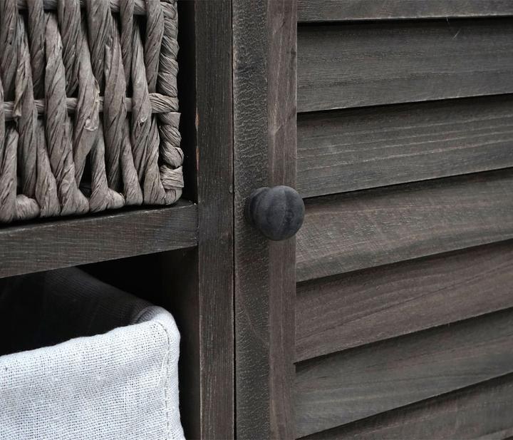 Immagine prodotto Mendler Mobiletto HWC-H20, cassetto in legno 60x65x31cm - grigio shabby-marrone (65 x 31 x 60 cm)