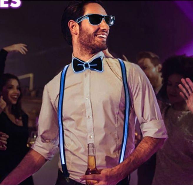 Produktbild MU Style Nici Series Leuchtende LED Hosenträger