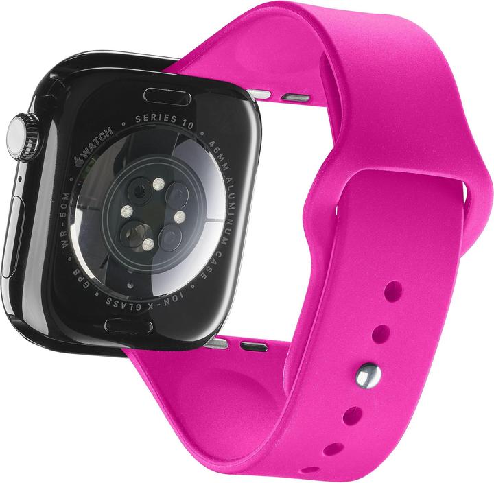 Produktbild Cellularline Urban Band für Apple Watch (Serie 1/ 2/ 3) 44/ 45/ 46/ 49mm (Silikon)