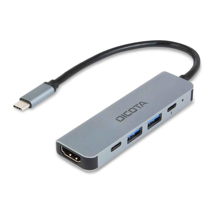 Actual product image Dicota USB-C 5-in-1 Video Hub 4K (USB-C, 5 Ports)