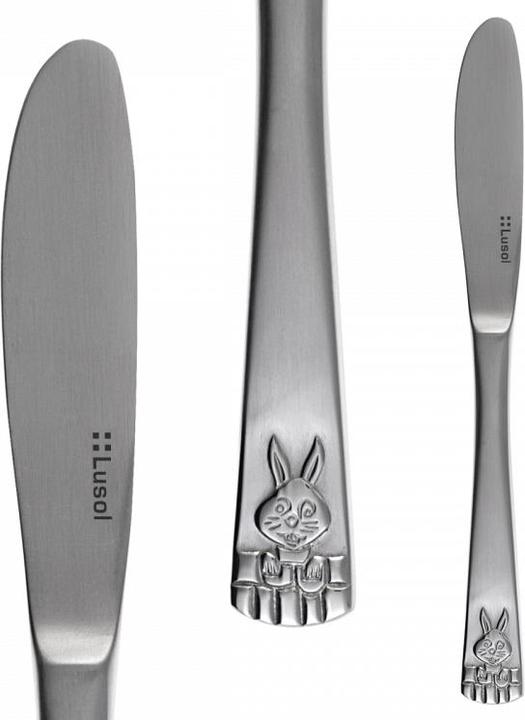 Immagine prodotto Sola Set di posate per bambini Lusol 755 Elite 4 pezzi, argento