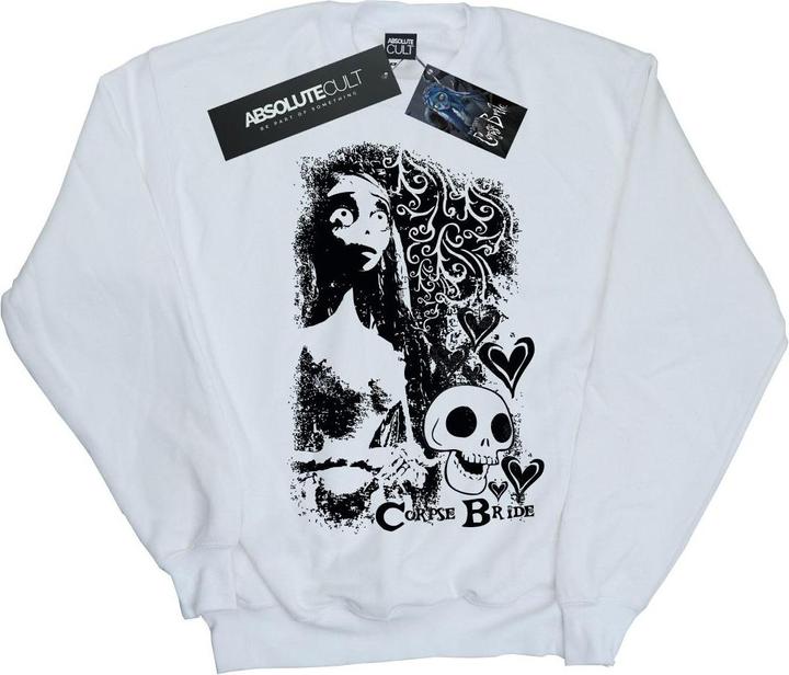 Produktbild Corpse Bride Skull Logo Sweatshirt Mädchen (152, 158)