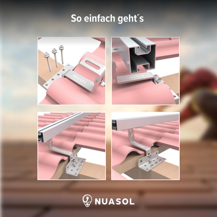Image du produit Nuasol Crochet de toit (Matériel de montage du système solaire)
