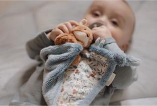 Actual product image Little Dutch Cuddle cloth fox Forest Friends GRS colourful