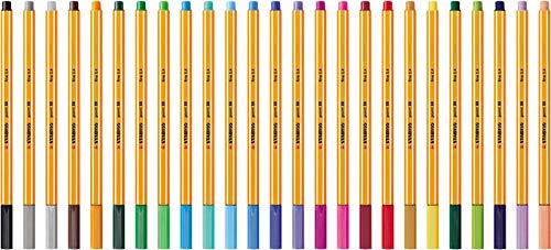 Immagine prodotto STABILO punto 88 Fineliner (Multicolore, 5 x)