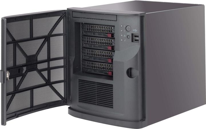 Produktbild Supermicro SC721TQ-250B : Mini-ITX Tower (Mini-ITX)