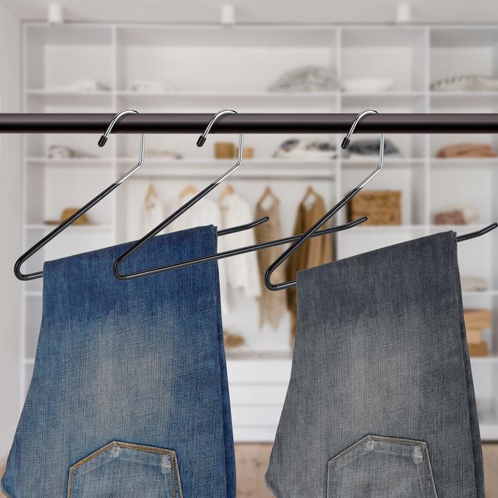 Actual product image Relaxdays Non-Slip Trouser Hanger (20 x)
