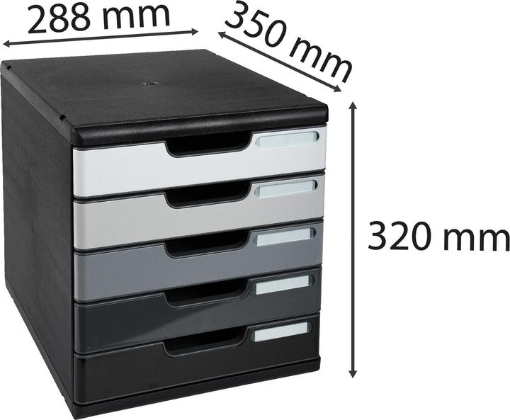 Actual product image Exacompta Modulable drawer boxes (A4+)