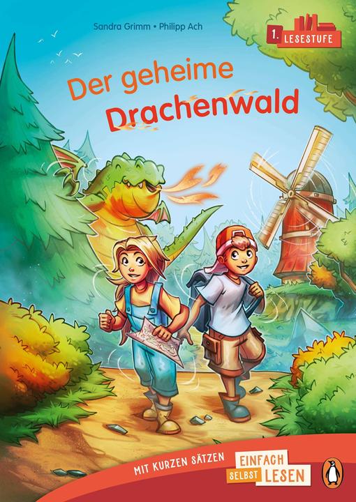 Produktbild JUNIOR – Einfach selbst lesen: Der geheime Drachenwald - (Lesestufe 1) (Deutsch, Sandra Grimm, 2024)