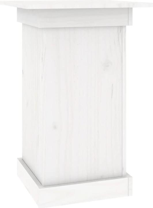 Produktbild VidaXL Blumenständer Weiss 40x40x60 cm Massivholz Kiefer,Farbe