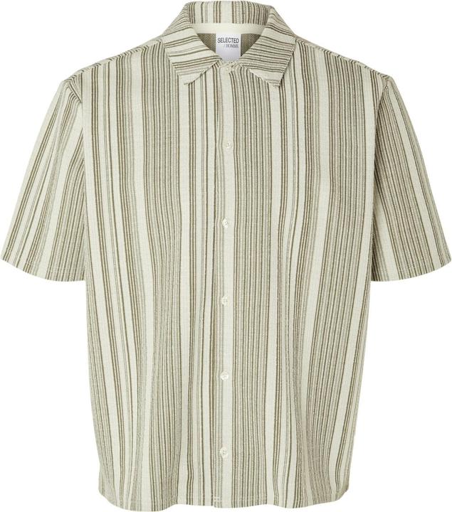 Selected Homme Gestreiftes Kurzarmhemd