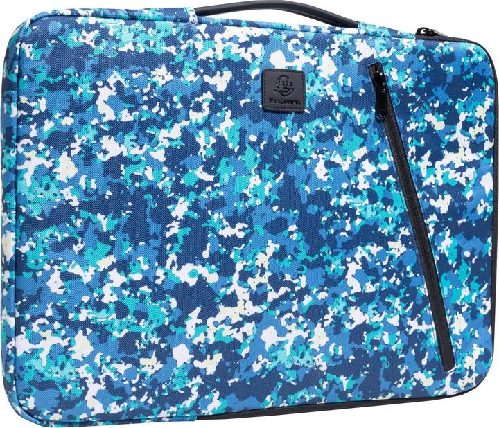 Actual product image Exacompta Laptop sleeve Veggie synthetic fibre blue up to 40.6 cm (16 inch) (15.98", Universal)