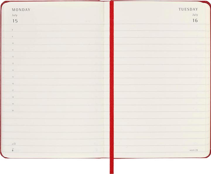 Nährwerte und Zutaten Moleskine Planer 2025 Weiche Abdeckung (Deutsch)