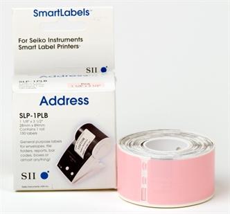 Actual product image Seiko SLP-1PLB, address labels, 1 roll à 130 labels
