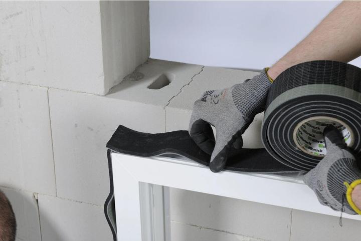 Actual product image Illbruck TP652 illmod Trioplex+ high-end multifunctional tape 77M roll 5 m (Charcoal)