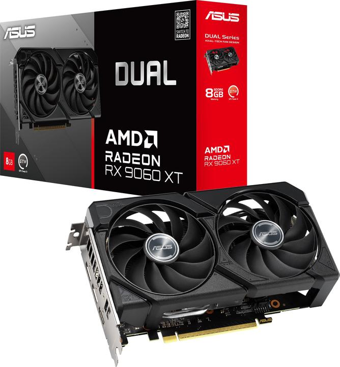 Image du produit ASUS DUAL-RX9060XT-8G (8 Go)