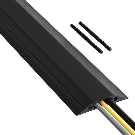 Immagine prodotto Rs Pro Medium Duty Black Floor Cable Cover - 9m (Ponte cavo, 900 cm)