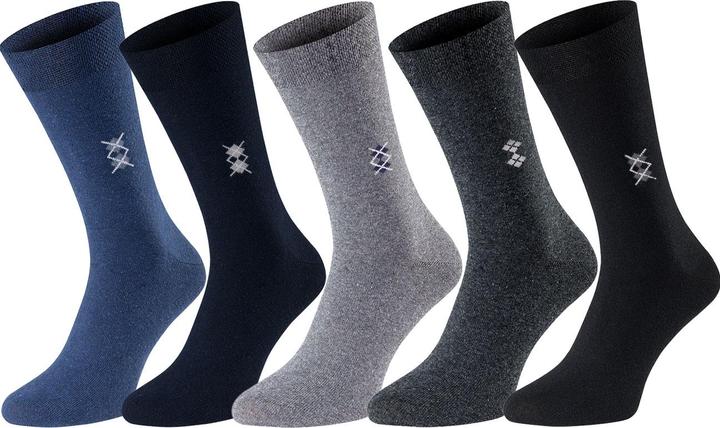 Casativo Socken 5er-Set Baumwoll Mix (5er Pack, 39 - 42)