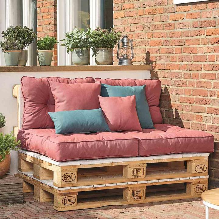 Immagine prodotto Siena Garden Cuscino piccolo, 30x30 cm, adatto a mobili da salotto, materiale di rivestimento in polipropilene (30 x 30 x 12 cm)