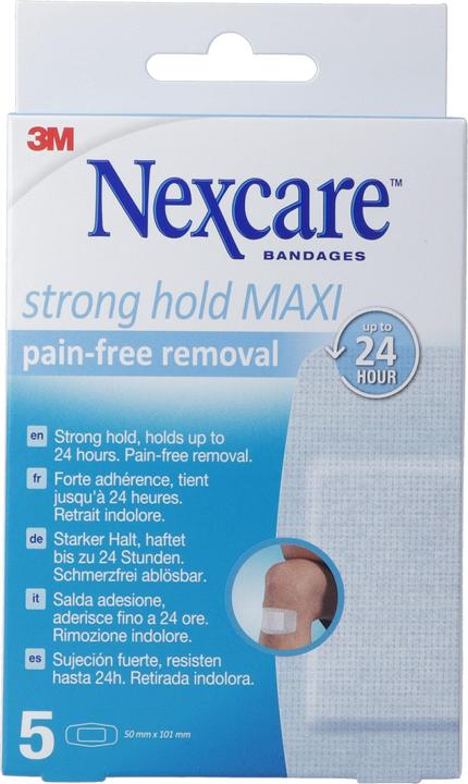 Nexcare Strong Hold Maxi Pain Free Removal 50x100mm (5 x)