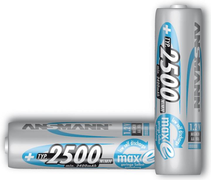 Image du produit Ansmann Accu NiMH Mignon AA type 2500 (50 pcs, AA, 2400 mAh)