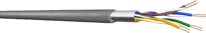Draka Patch cable UC300 S26, Cat. 5e, F/UTP, halogen-free, grey, 1000 m disposable reel (CAT5, 1000 m)