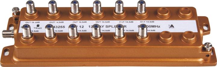 Actual product image Triax F-distributor 12-way 5-1000MHz 14dB hum coupling ACV 12 (Cable Accessories)