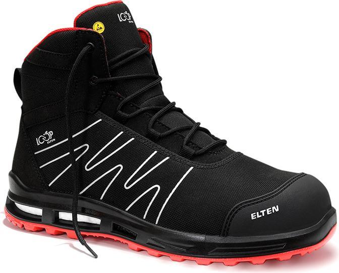 Immagine prodotto GCS Stivali ELTEN ENNO XXT Pro Mid ESD S3S, nero/rosso 44 (S3, 44)