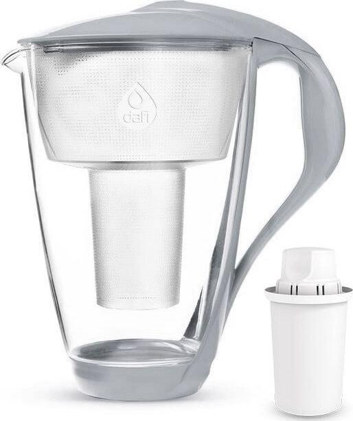 Actual product image Dafi Crystal LED steel filter jug
