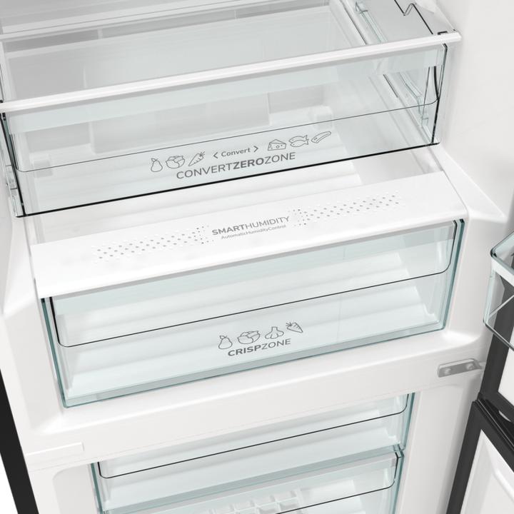 Actual product image Gorenje Kühl-Gefrierkombi NK79B0DBK bk B (Speditionsversand) (326 l)
