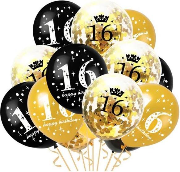 Produktbild MU Style Luftballon Set 16. Geburtstag