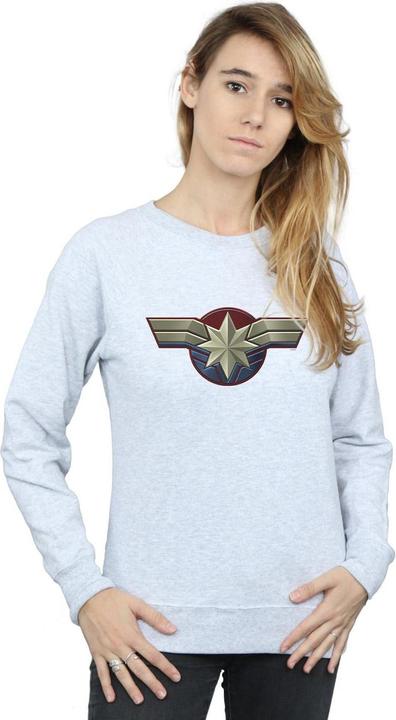 Actual product image Womens/Ladies Captain Chest Emblem Sweatshirt (S)