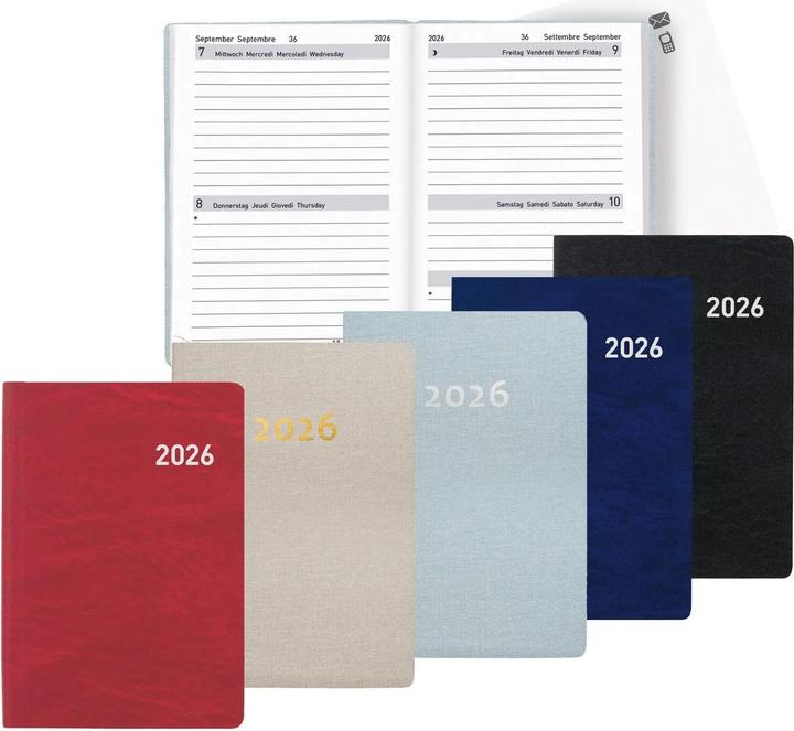 Produktbild Biella Taschenagenda Tell (8.5 x 12.5 cm)