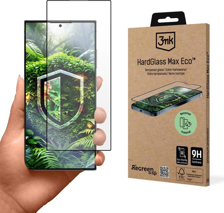 Actual product image 3MK HardGlass Max Eco Sam S24 Ultra GRS CU 1304127 (1 Piece, Samsung Galaxy S21)