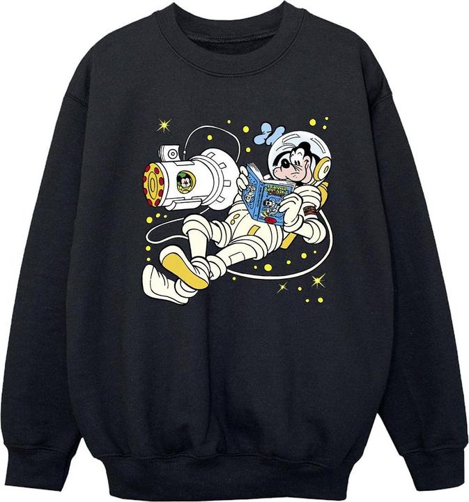 Disney Goofy Reading In Space Sweatshirt Mädchen