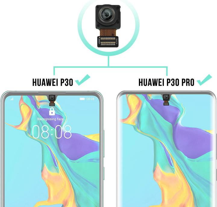 Actual product image Clappio Front camera replacement part Huawei P30/P30Pro (Huawei P30 Pro)