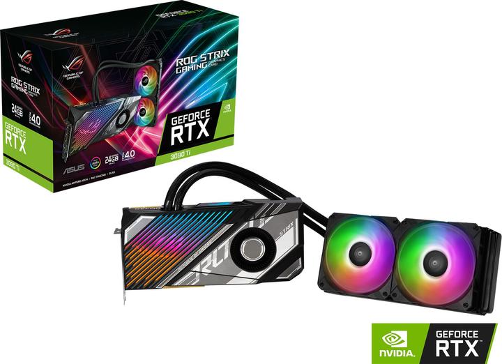 Image du produit ASUS GeForce ROG STRIX LC RTX 3090 Ti 24G GAMING (24 Go)