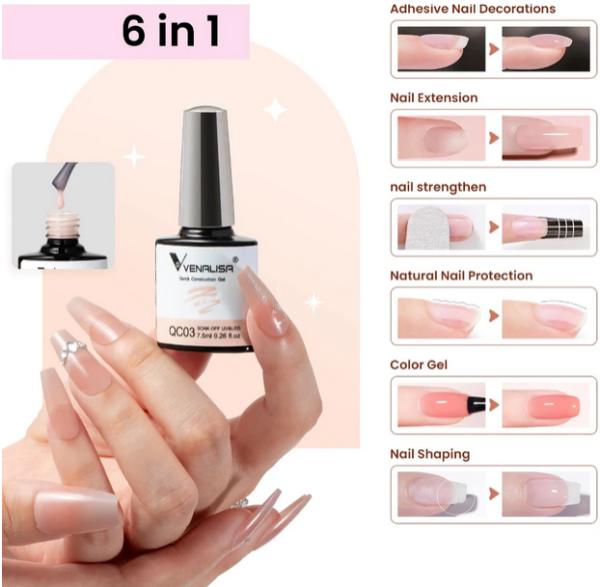 Actual product image Venalisa Quick Construction Gel Milk UV/LED (UV gel varnish)