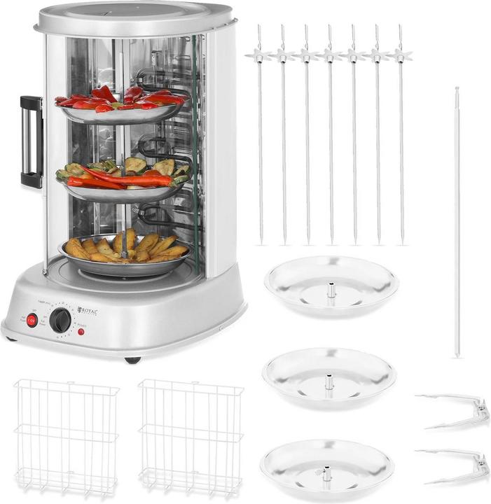 Actual product image Royal VKB Catering Verticale grill - 4-in-1 - 1,800 W - 31 L (1.80 kW)