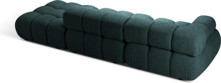 Actual product image Micadoni Velvet Left Modular Sofa, "Bellis", 4 Seats, 282x94x70 Made in Europe (2 person sofa, 3-seater, 4-seater)