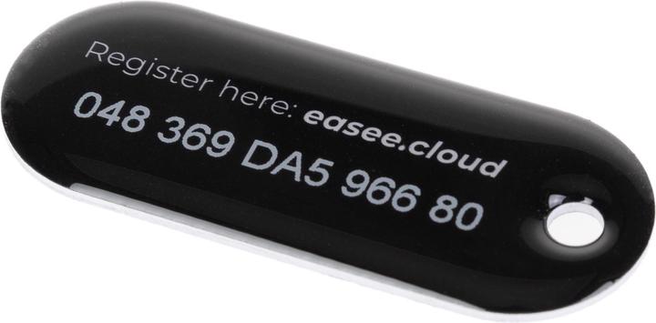 Actual product image Easee RFID tag