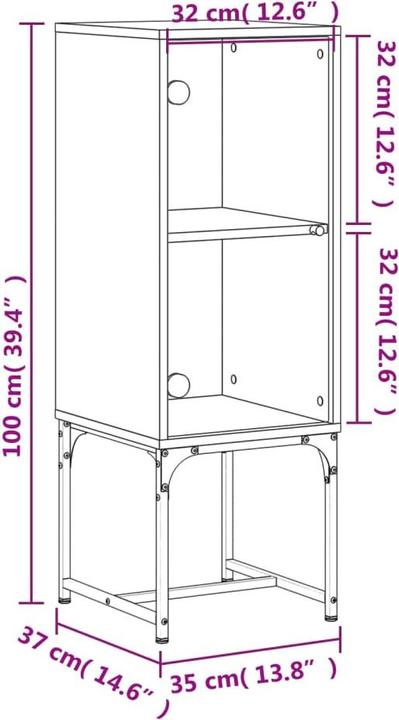 Produktbild VidaXL Shanata (37 x 35 x 100 cm)