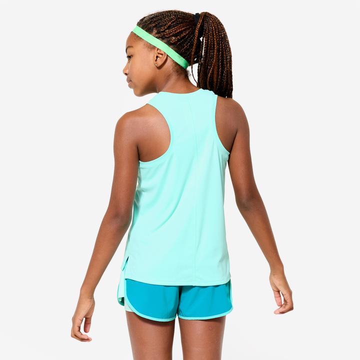 Image du produit Decathlon Débardeur multisport respirant fille, vert (6, 7, 8)