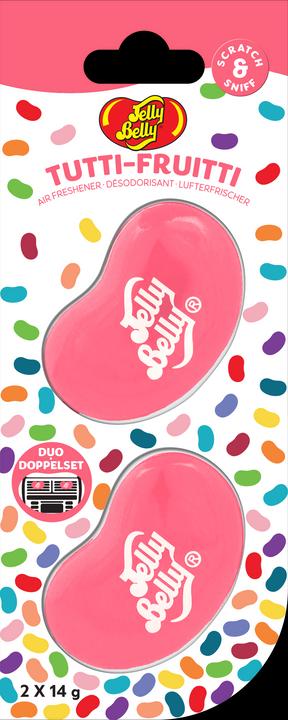 Actual product image Jelly Belly Air Freshener Duo Mini Tutti Frutti