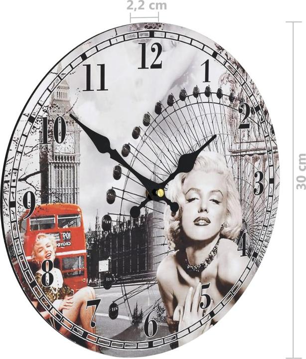 Produktbild VidaXL Wanduhr (30 cm)