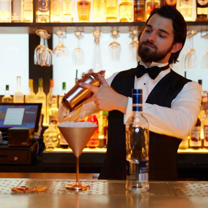 Produktbild Oak & Steel Cocktail 10er-Set Rosegold Edelstahl (Cocktail Set)